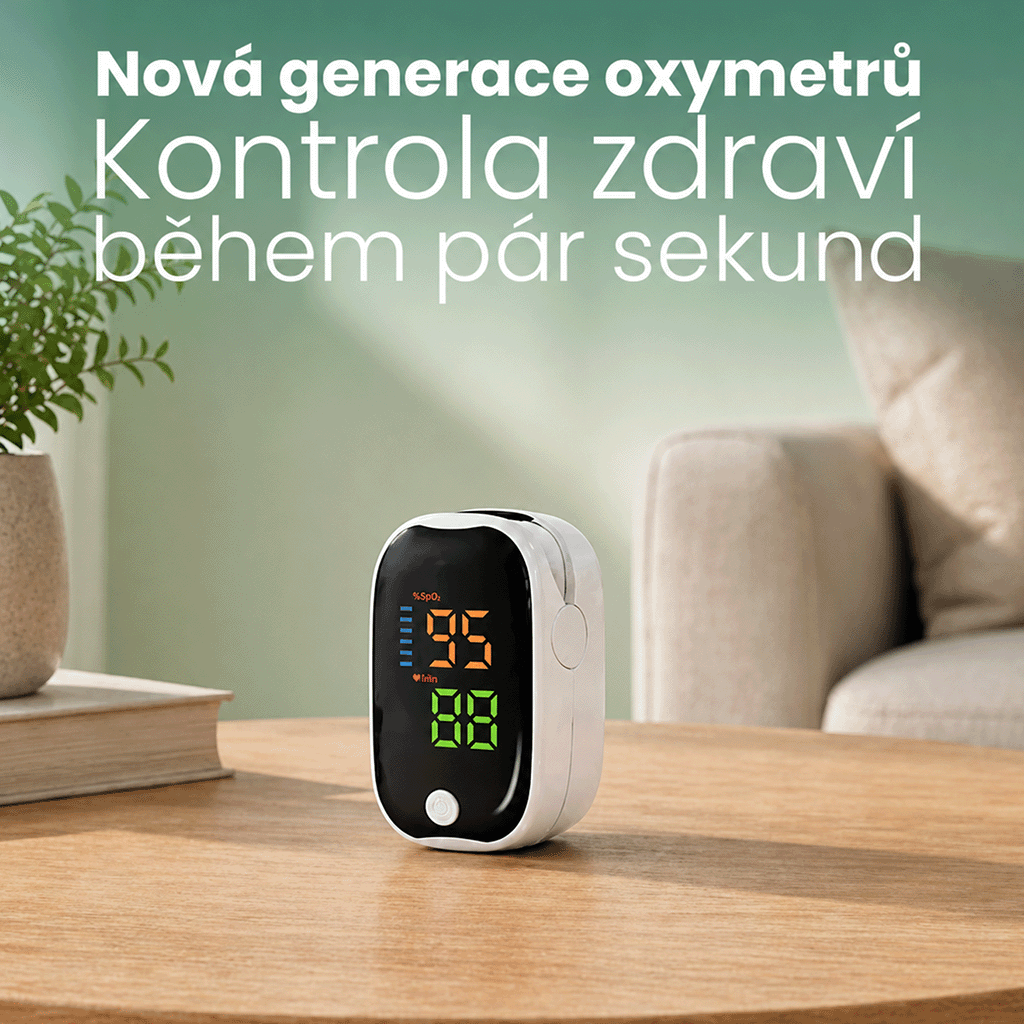 LK89 pulzní oxymeter LED displej